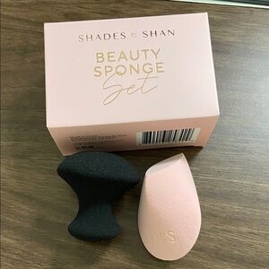 The Beauty Sponge Set Black and Pink